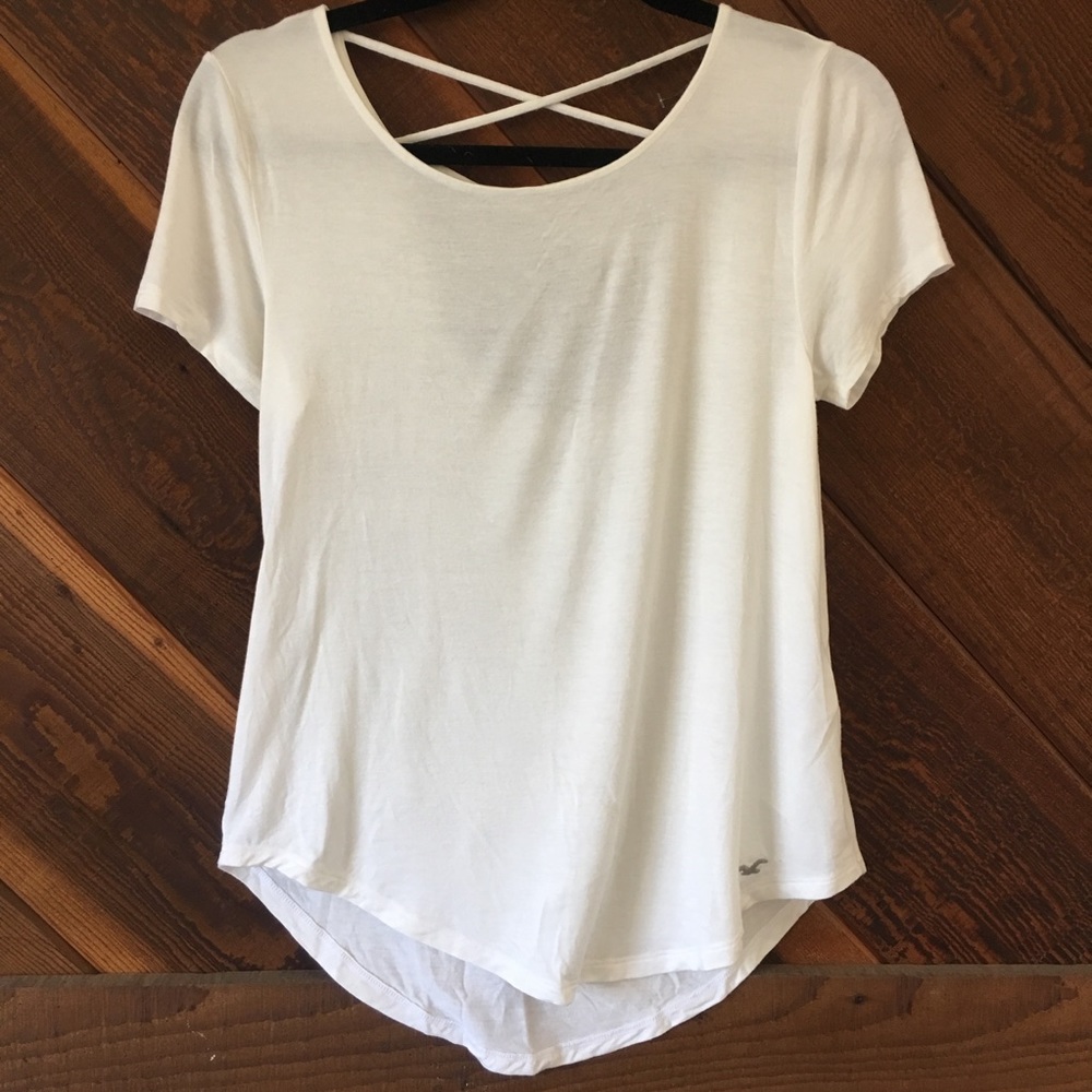 Hollister white tee